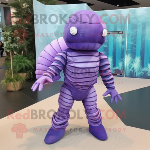 Lavendel Trilobite maskot...