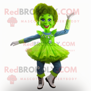 Lime Green Irish Dancer...