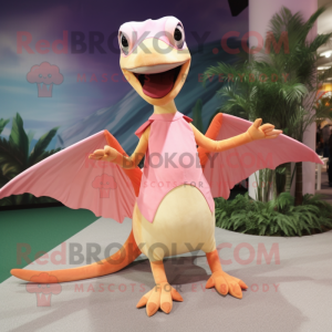 Peach Dimorphodon maskot...