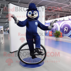 Navy Unicyclist mascotte...