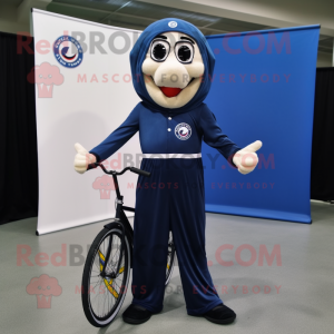 Navy Unicyclist maskot...