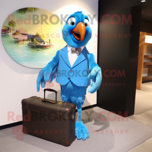 Sky Blue Macaw mascotte...