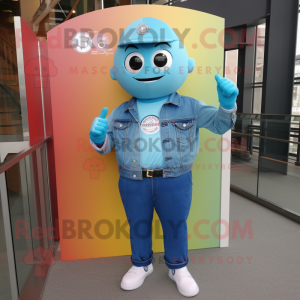 Cyan Rainbow mascotte...