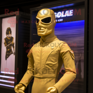 Gold Gi Joe maskot drakt...