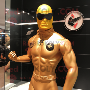 Gold Gi Joe maskot drakt...