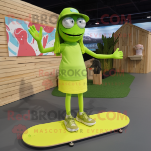 Lime Green Skateboard...