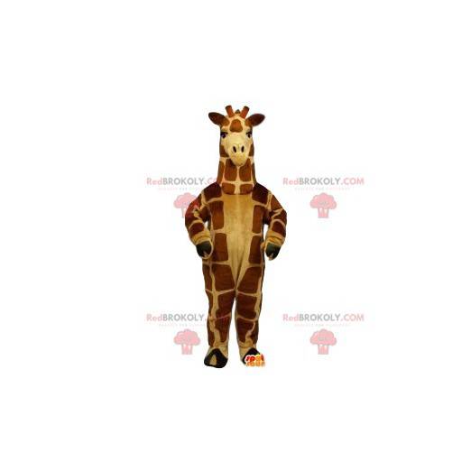 Zeer elegante girafmascotte. Giraffe kostuum - Redbrokoly.com