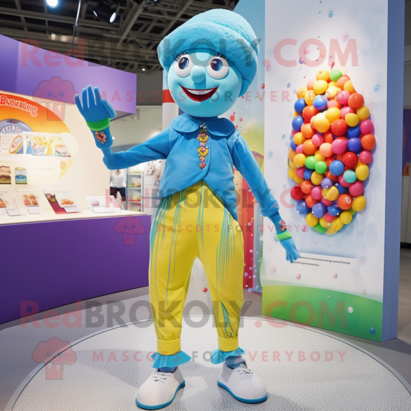 nan Juggle mascot costume character dressed with a Capri Pants and Earrings