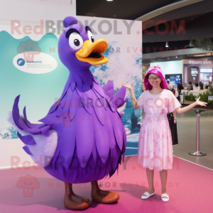 Purple Swans mascotte...