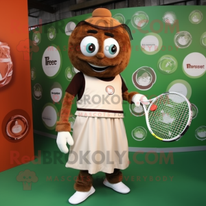 Rust Tennisracket maskot...