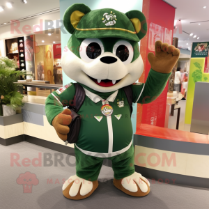 Forest Green Armband maskot...