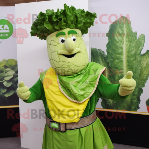 Green Caesar Salad mascotte...