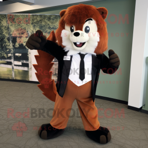 Rust Skunk maskot kostume...