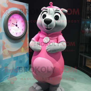 Pink Seal mascotte kostuum...