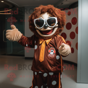 Brown Clown mascotte...