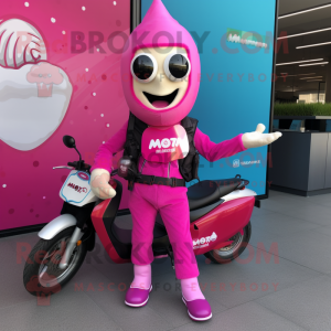 Magenta Ice Cream maskot...