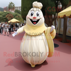 Creme Baa maskot kostume...