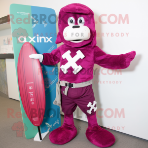 Magenta Celtic Cross maskot...
