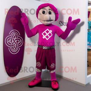 Magenta Celtic Cross...