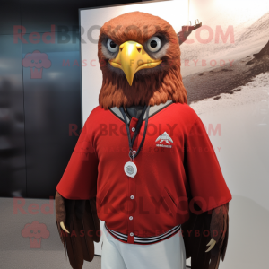 Red Hawk mascotte kostuum...