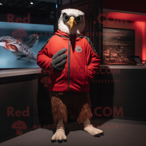 Red Hawk mascotte kostuum...