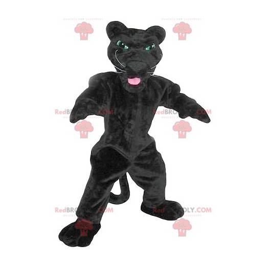Sehr energisches schwarzes Panther-Maskottchen - Redbrokoly.com