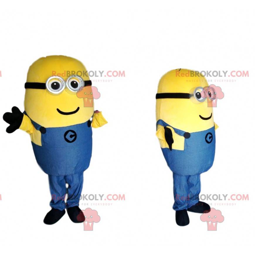 Mascotte de Bob Le minion avec un joli petit sourire -