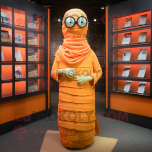 Orange Mummy mascotte...