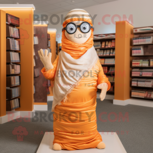 Orange Mummy mascotte...