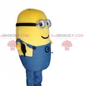 Bob de minion-mascotte met een leuke kleine glimlach -