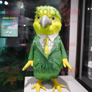 Forest Green Canary maskot...