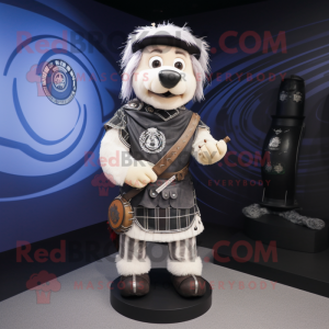  doedelzak mascotte kostuum...
