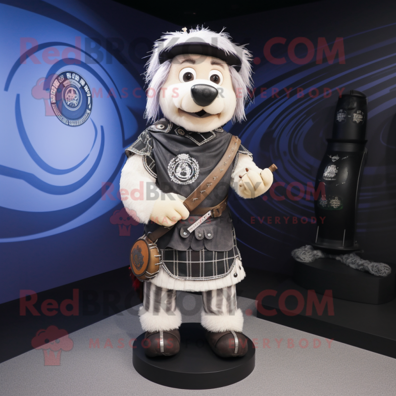 nan Bagpipe mascot costume character dressed with a Rash Guard and Rings nan Bagpipe mascot costume character dressed with a Rash Guard and Rings