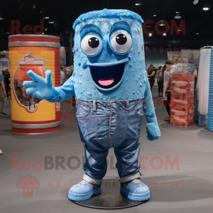 Blue Soda Can mascotte...