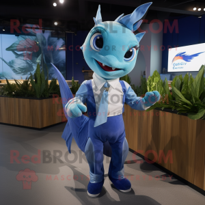 Blue Swordfish mascotte...