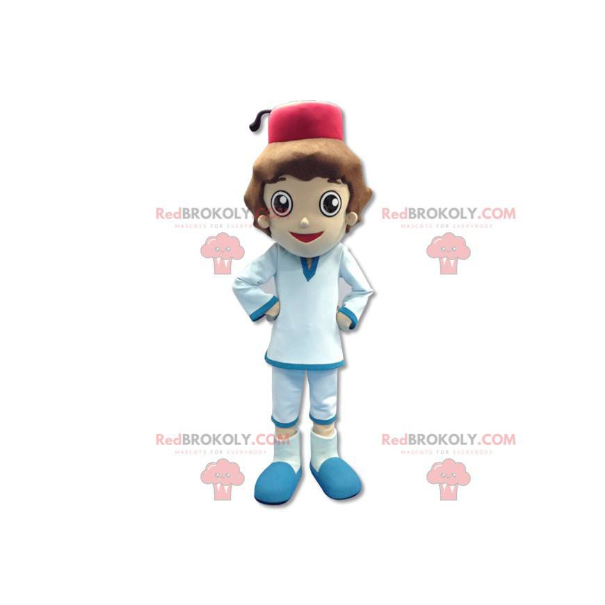 Mascotte de garçon de petit sultan - Redbrokoly.com