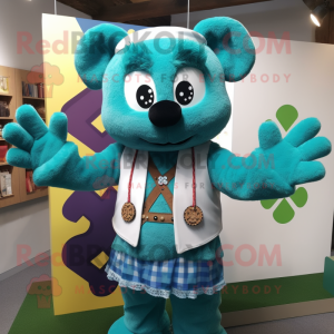 Turkis Celtic Cross maskot...