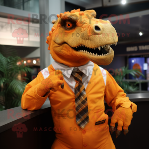 Orangefarbener Iguanodon...