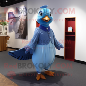Blue Pigeon mascotte...