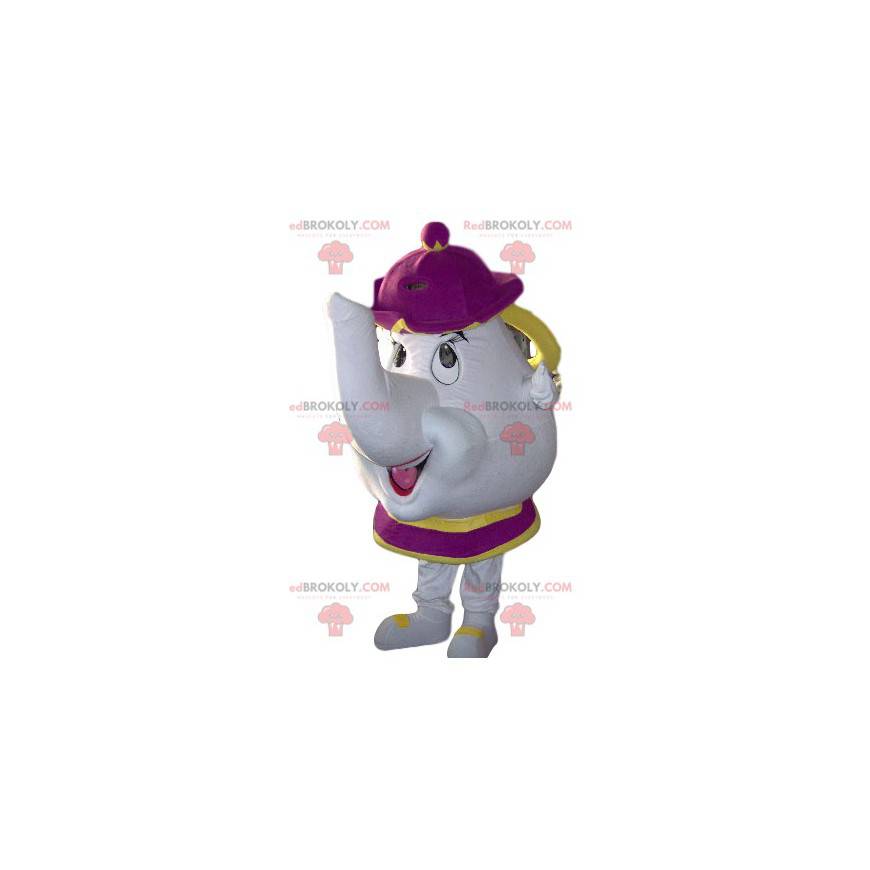 Mascot af fru Samovar, den fantastiske tekande af Beauty and Mascot af fru Samovar, den fantastiske tekande af Beauty and