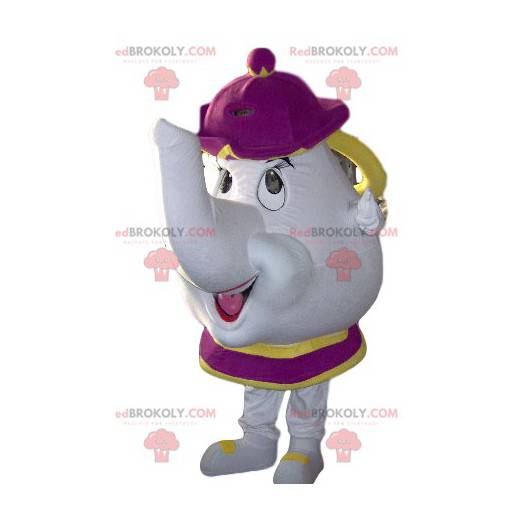 Mascote da Sra. Samovar, o magnífico bule da Bela e a Fera -