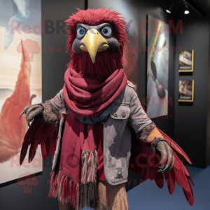 Postava maskota Maroon Crow...