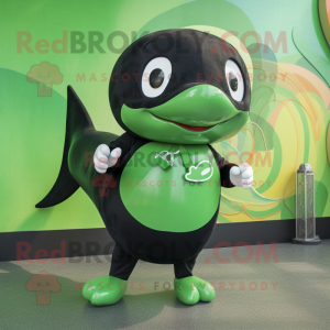 Green Killer Whale mascotte...