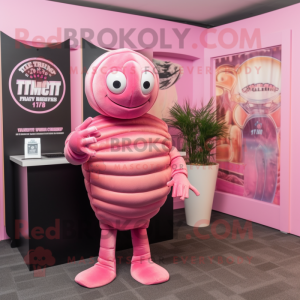 Roze Trilobiet mascotte...