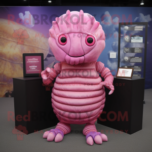 Roze Trilobiet mascotte...