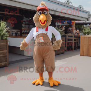 Tan Hens mascotte kostuum...