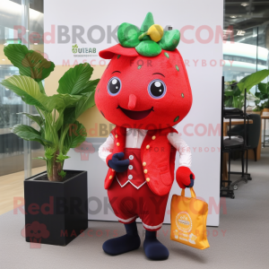  Strawberry maskot kostyme...