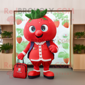  Strawberry maskot kostym...