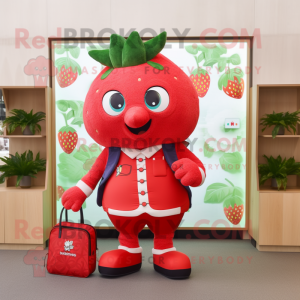 Strawberry maskot kostyme...