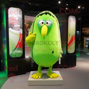 Lime Green Kiwi mascotte...